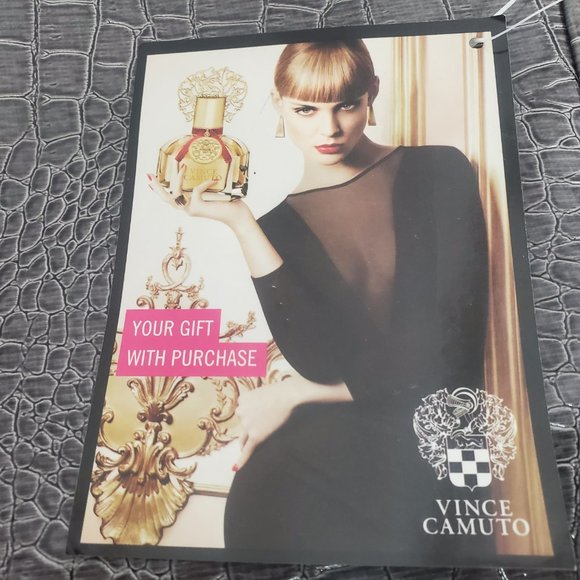 Vince Camuto Promo strapless Clutch Handbag. Gray alligator print NWT - Picture 5 of 15